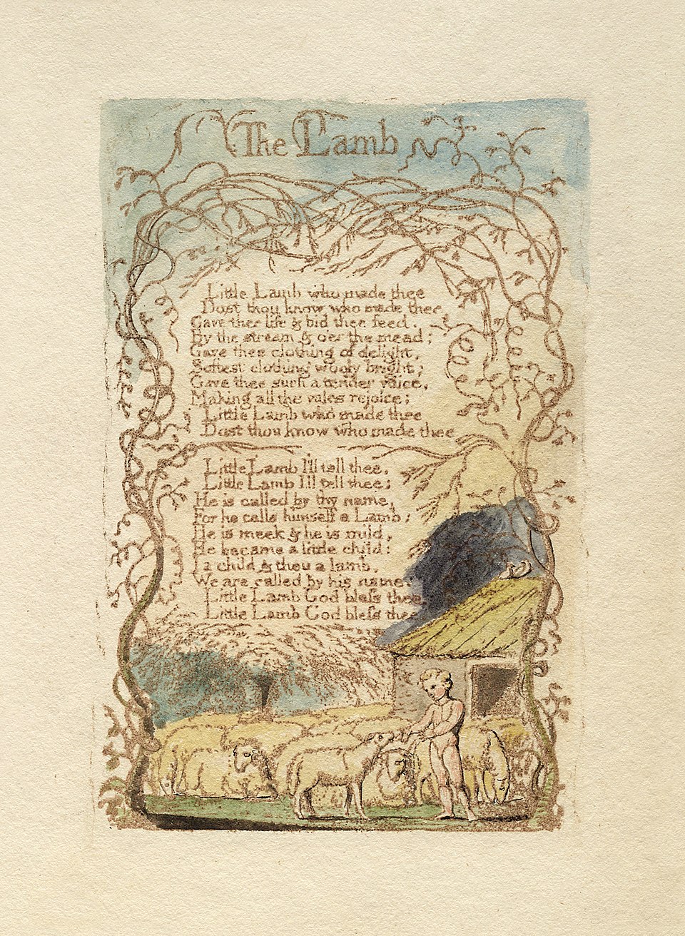 960px-William_Blake_-_Songs_of_Innocence_and_Experience_-_The_Lamb