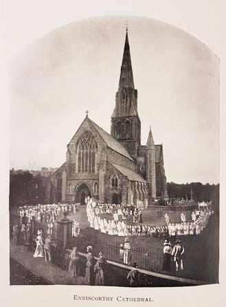 1916 rendering of St Aiden Cathedral in Co Wexford