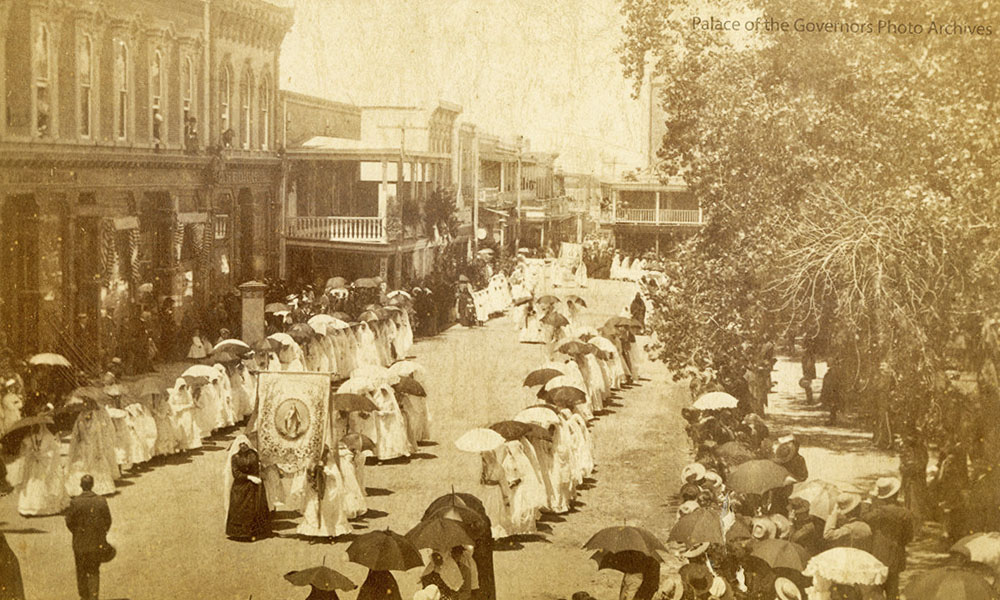Corpus Cristi procession_Santa Fe_1800s